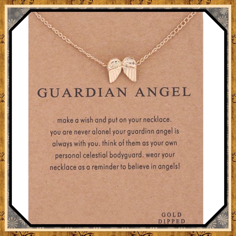 👼🏼New👼🏼Vintage Angel Wing Pendant Necklace👼🏼